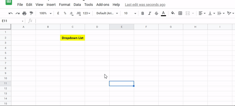 How Do I Change The Color Of A Drop down List In Google Sheets 